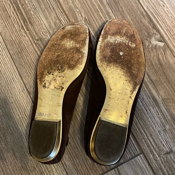 Vintage Juicy Couture suede ballet shoes size 6 - Picture 11 of 15